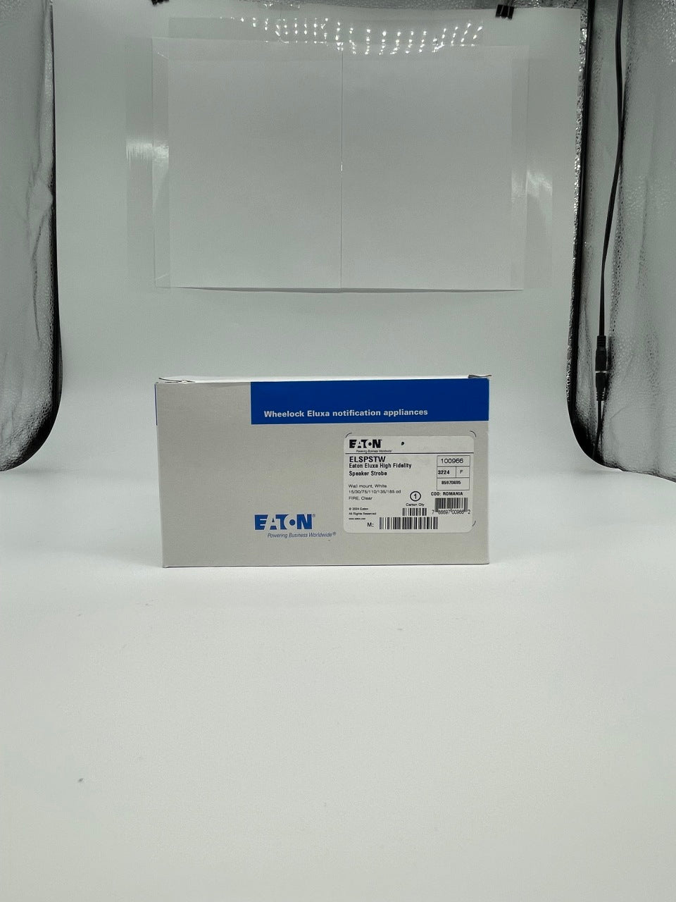 Eaton Wheelock ELSPSTW Eluxa LED High Fidelity Speaker Strobe - The Fire Alarm Supplier