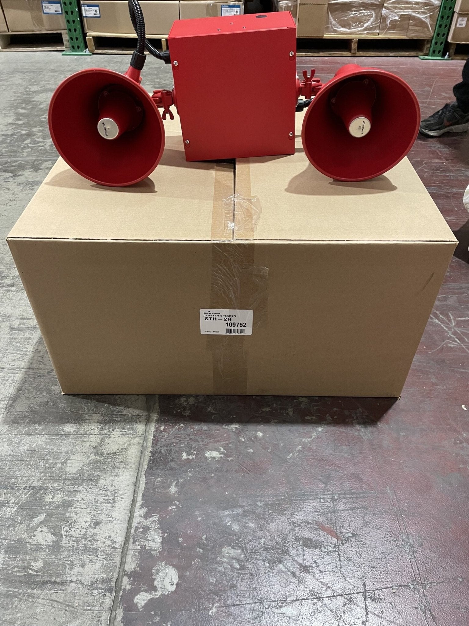 Eaton Wheelock STH - 2R Red Cluster Speaker - The Fire Alarm Supplier