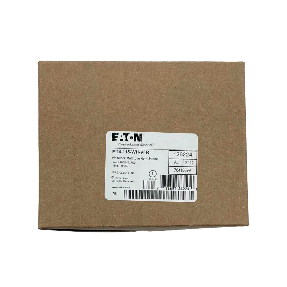 Eaton Wheelock MT4-115-S Multi-Tone Horn & Strobe – Versiegelt, Versand Am Selben Tag
