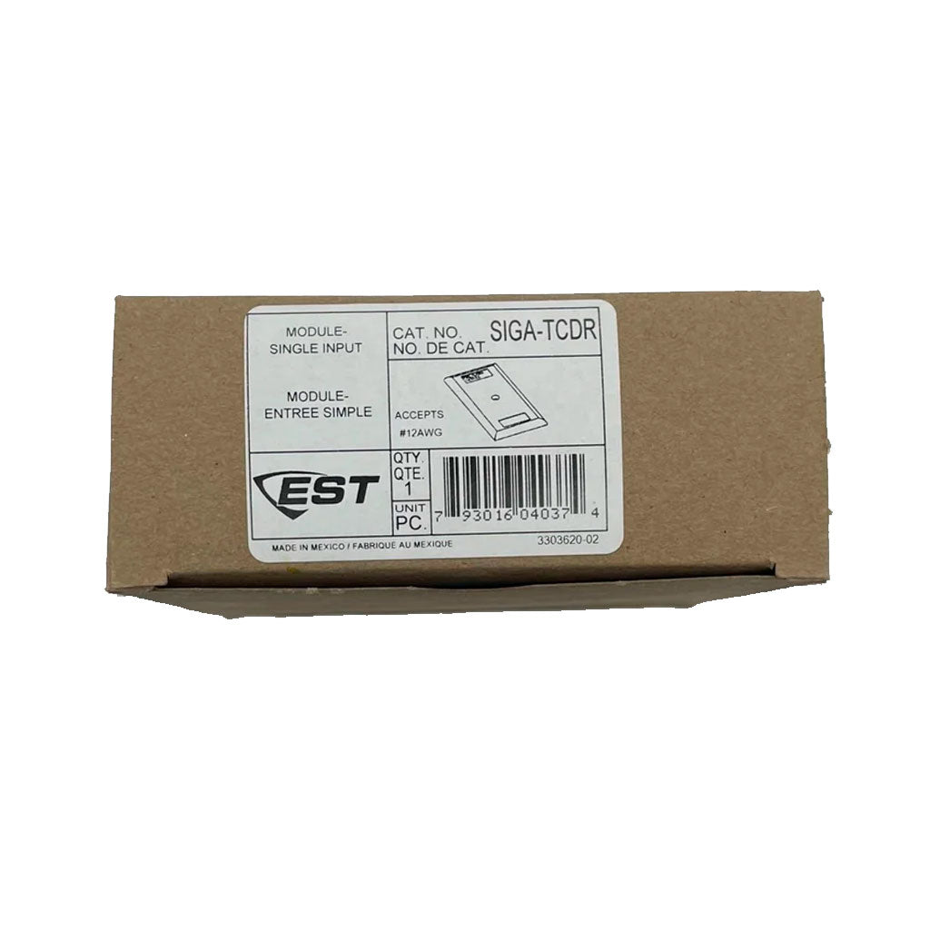 Edwards SIGA-TCDR temporal coder base with mounting hardware, used for precise signal timing in industrial systems.