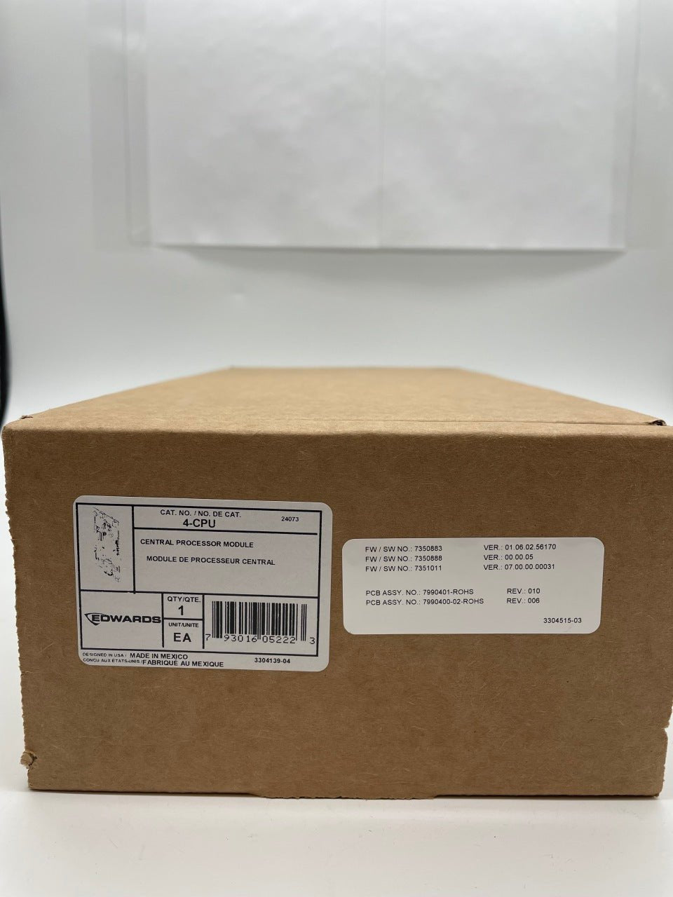 Edwards 4 - CPU CPU Processor Module - The Fire Alarm Supplier