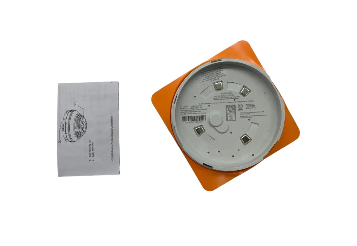 Edwards SIGA-OSHD intelligent multisensor smoke and heat detector with optical sensor for early fire detection.