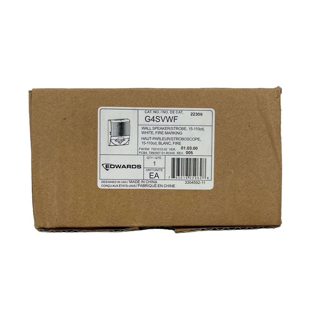 Edwards G4SVWF Speaker Strobe - The Fire Alarm Supplier
