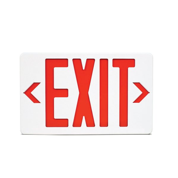 Secutron EL-7007RX-180 LED Emergency Exit Sign with 180 Minute Battery Backup