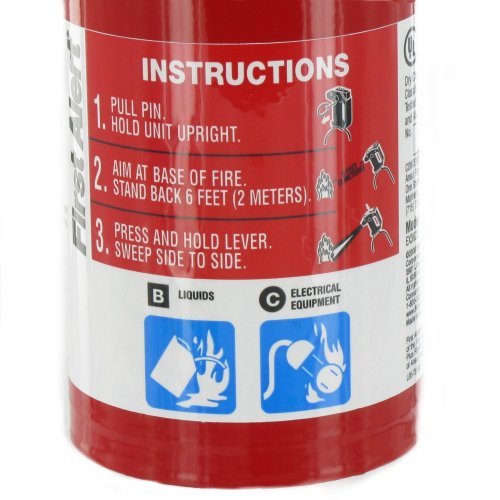 First Alert Auto Fire Extinguisher UL rated 5 - B:C (Red) - AUTO5 - The Fire Alarm Supplier