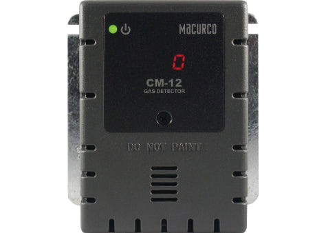 Macurco CM-12 (LADBS) Gray Housing Carbon Monoxide CO Fixed Gas Detector Controller LADBS UL2075 Lis