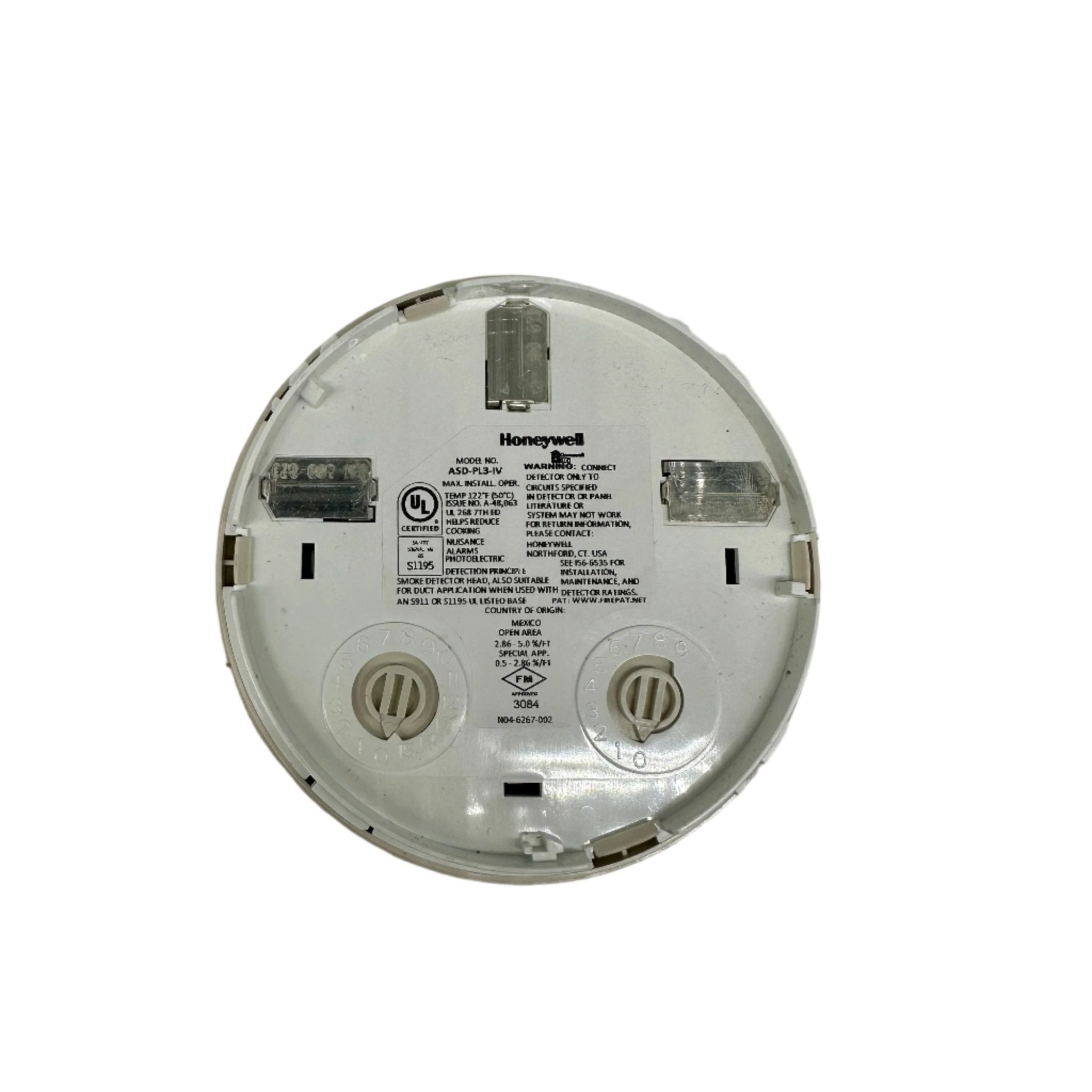 Gamewell-FCI ASD-PL3-IV Addressable Smoke Detector Ivory