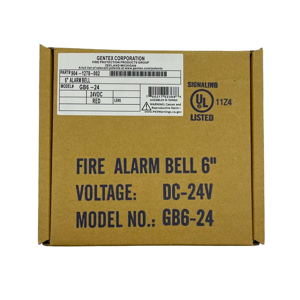 GB6 - 24 (904 - 1278 - 002) - The Fire Alarm Supplier