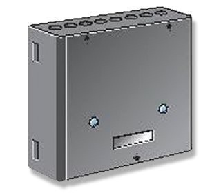 Notifier 002-439 Multi-Mount Enclosure. Metal, NOTIFIER Black/Grey. the Enclosure Is Capable of Housing: 1x CMX-10RME or MMX-10ME or MCX-55ME Module