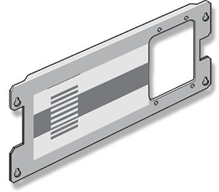 Notifier 020-559-001 ID3000 Extension Chassis Kit, LED Indications for Zones 1-64. Space for Internal Printer (020-644-009)