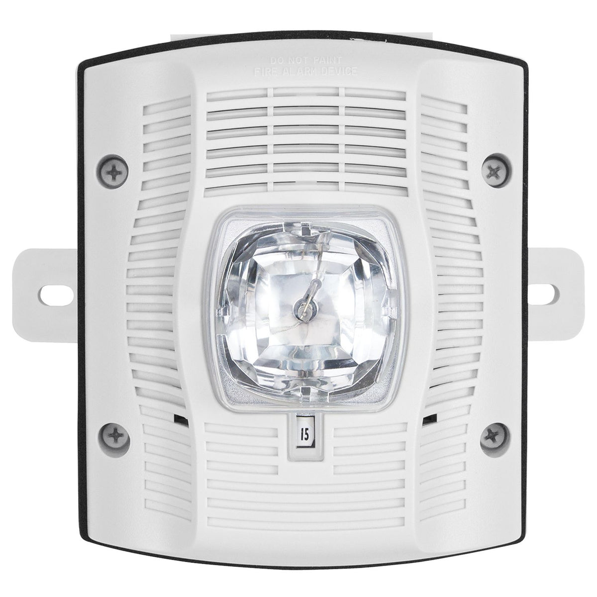 System Sensor SPSWK-P Wall Speaker Strobe White Outdoor Plain