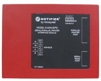 Notifier N-ANN-S/PG Serial/Parallel Printer Interface Module for Connecting Printer to FACP. for NFW-50 Only.