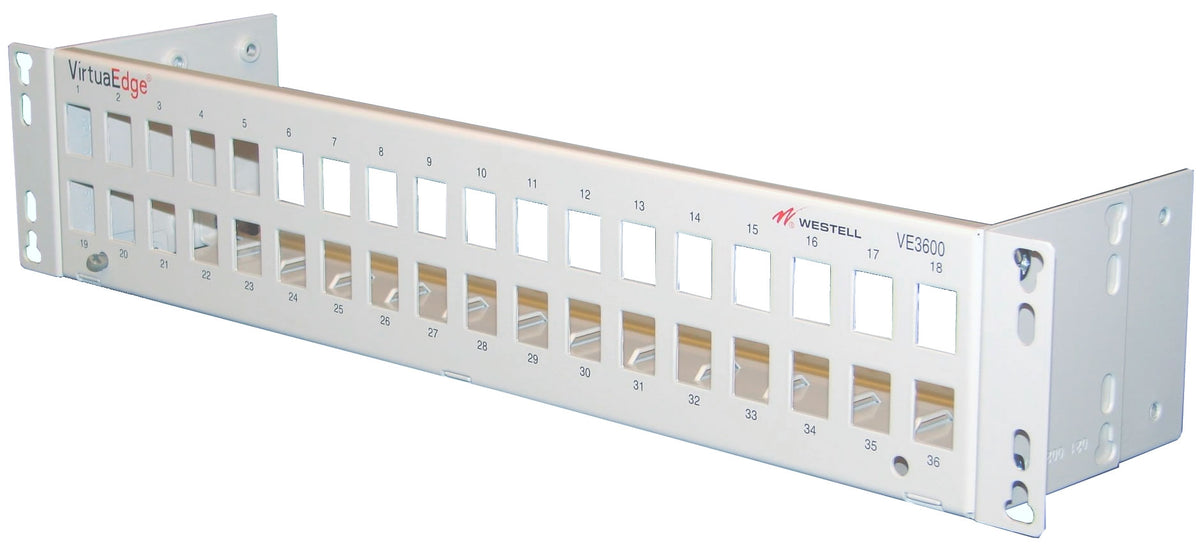 Westell A90-VE3600 VirtualEdge Connectivity Panel, 36 Position Keystone
