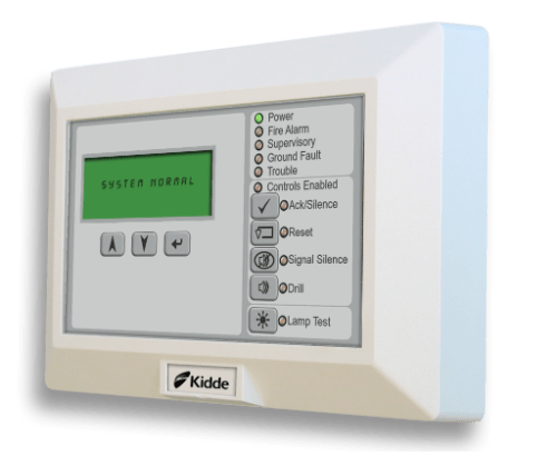 Kidde K - RLCD - C LCD Text Annunciator with Common Controls - The Fire Alarm Supplier