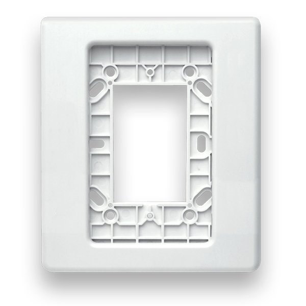 Kidde EG1TW Genesis LED EG1 Compact Wall Trim Plate - The Fire Alarm Supplier