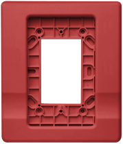 Kidde EG1RT Genesis 1 - gang to 4 in. Trim Red - The Fire Alarm Supplier