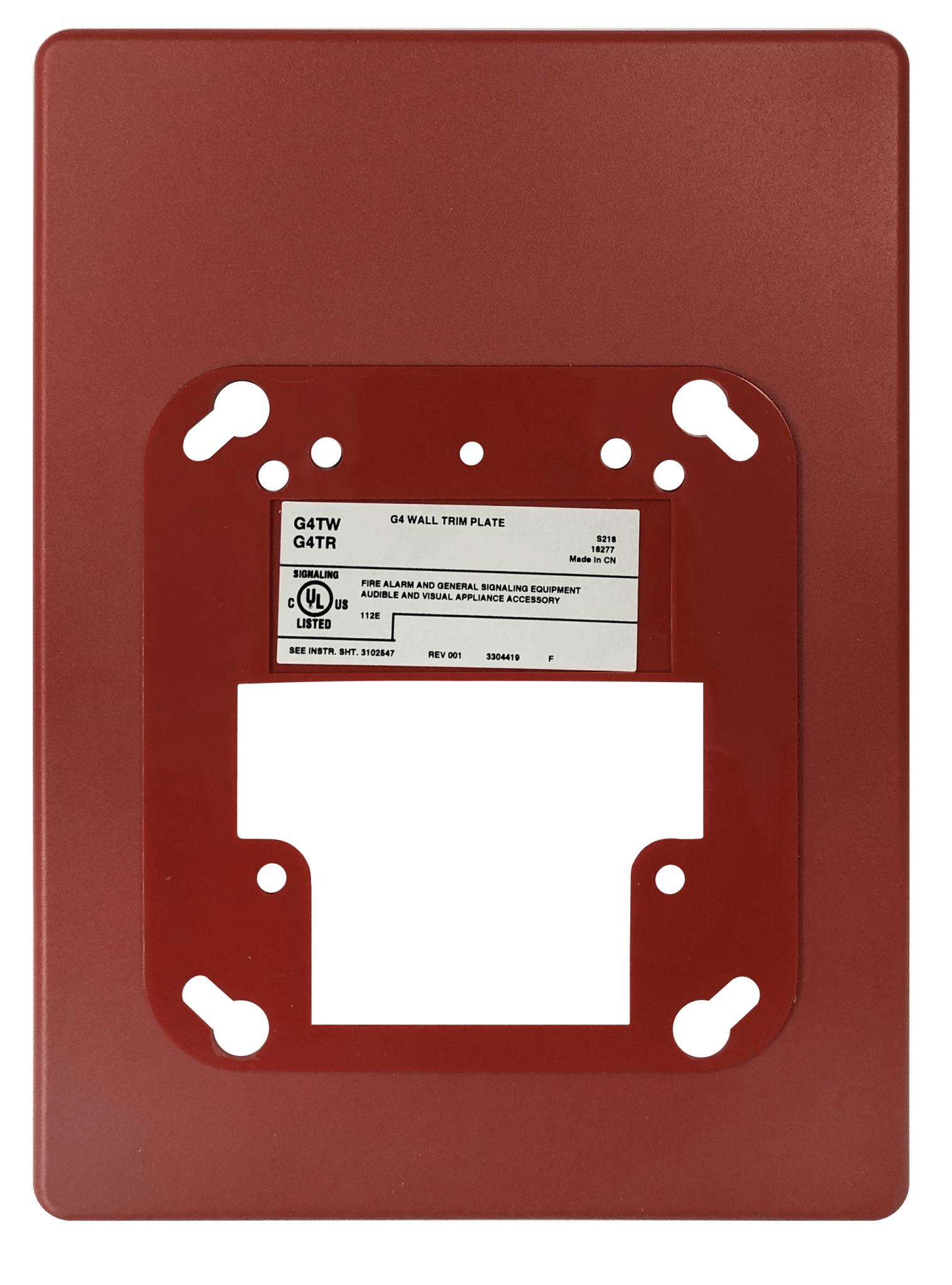 Kidde EG4TR Wall Trim Plate - The Fire Alarm Supplier