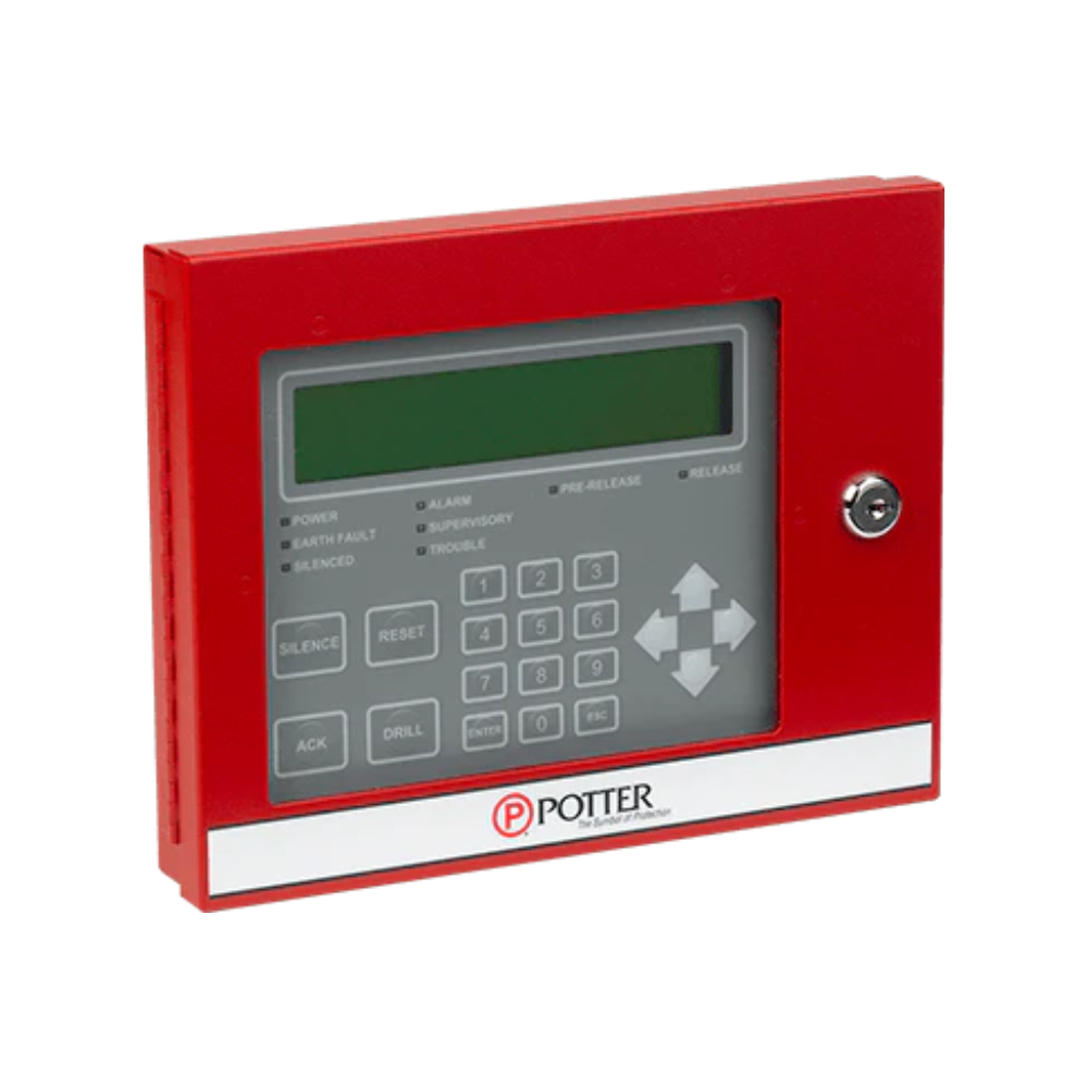 Potter RA-6500R LCD Releasing Annunciator - The Fire Alarm Supplier