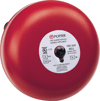 Potter PDC - 6 - 12 PDC Series DC Powered Bell - The Fire Alarm Supplier
