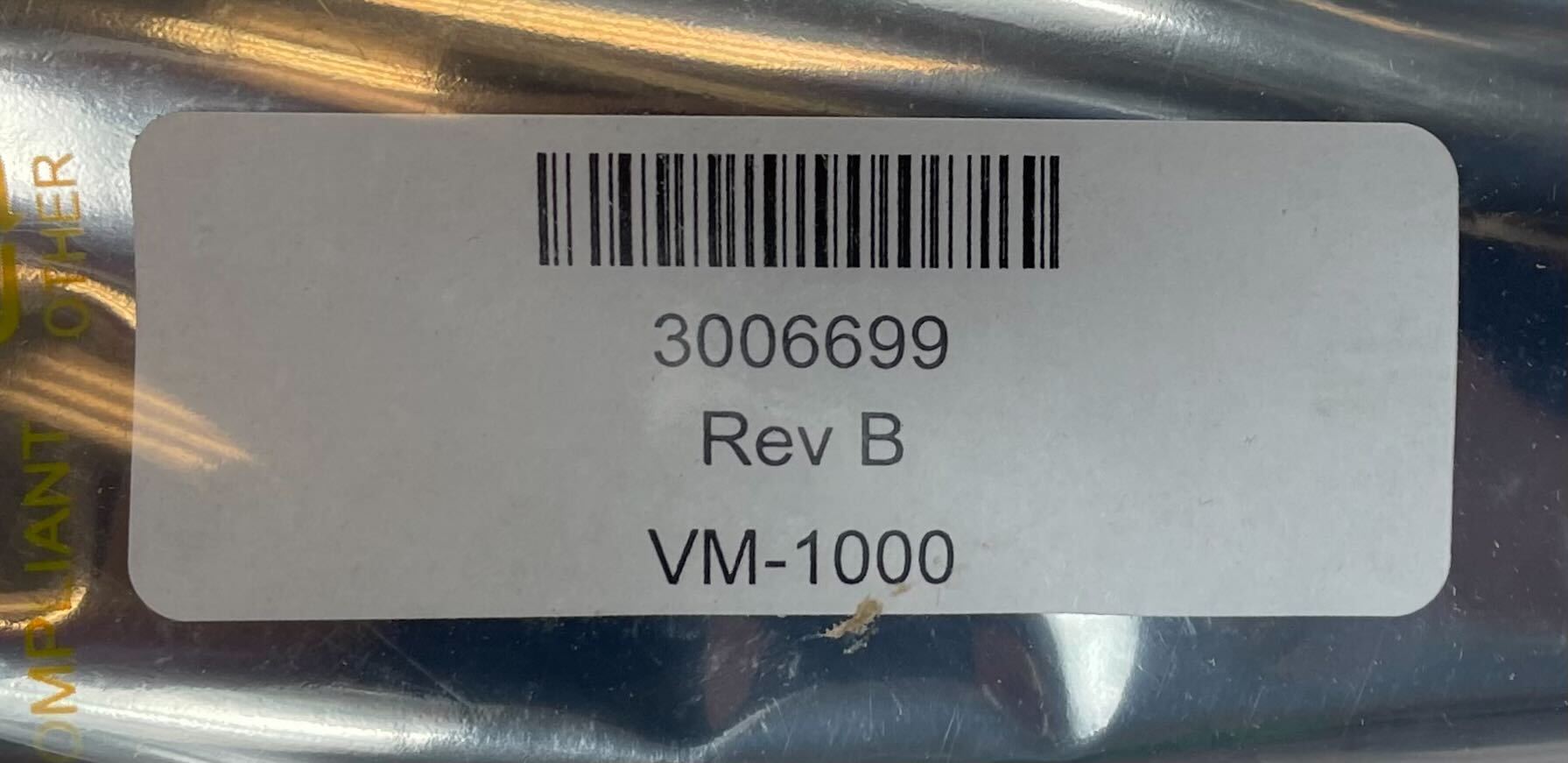 Potter VM-1000 Voice Module for fire alarms, featuring a compact black device with connection ports and status indicators.