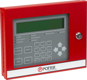 Potter RA - 6500R LCD Releasing Annunciator - The Fire Alarm Supplier