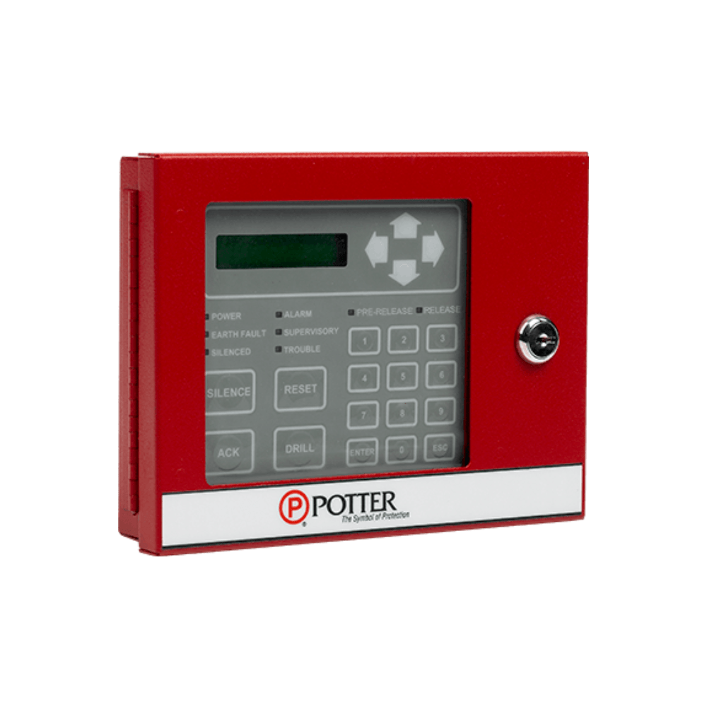 Potter RA - 6075R 32 Character LCD Remote Annuncator Releasing