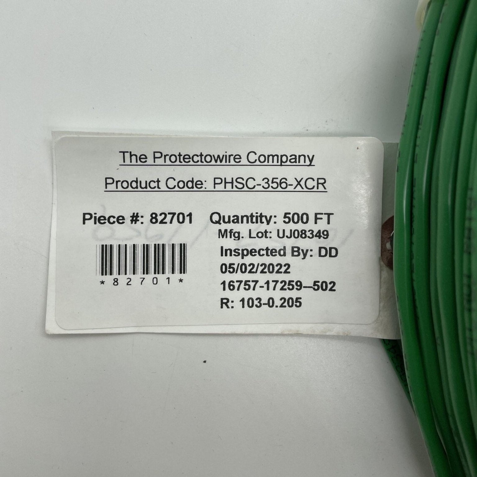 Protectowire PHSC - 356 - XCR Linear Heat Detector Cable (500 feet) - The Fire Alarm Supplier