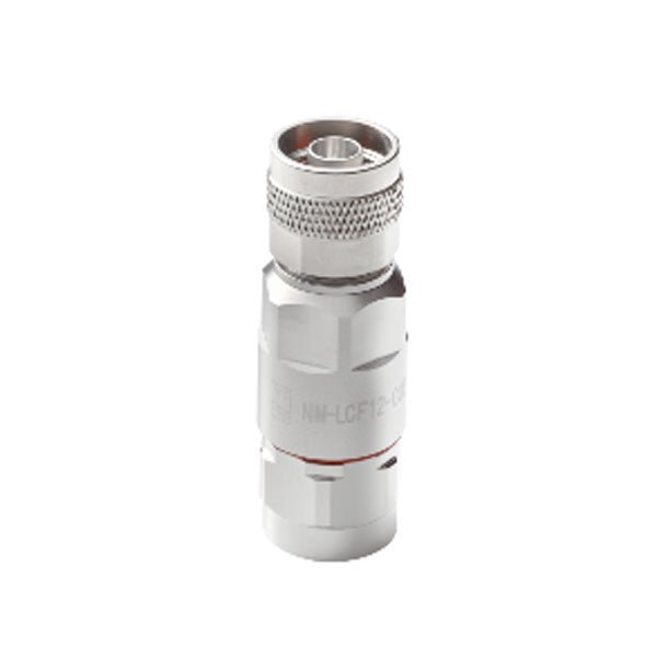 RFS Technologies NM-LCF12-C03 N male connector for 1/2 inch coaxial cable, used in coaxial cable connections.