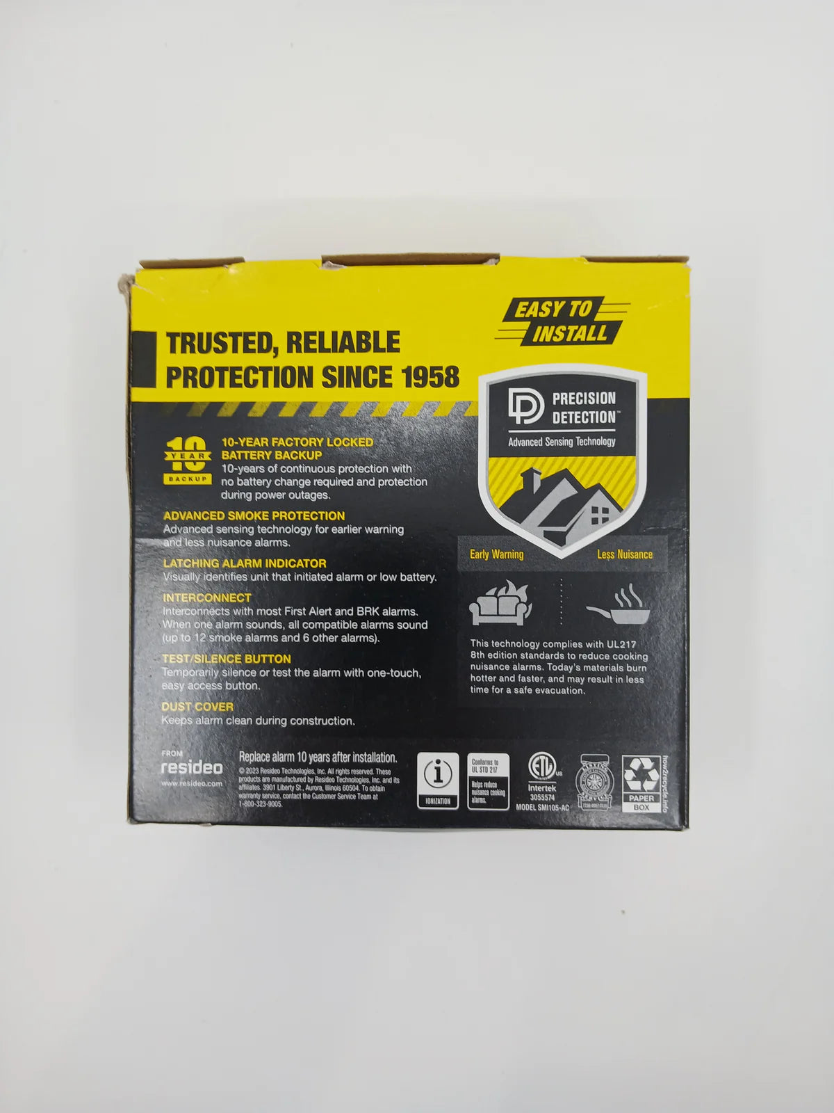 BRK SMI105-AC Interconnectable Ion Smoke Alarm (1046850) - The Fire Alarm Supplier