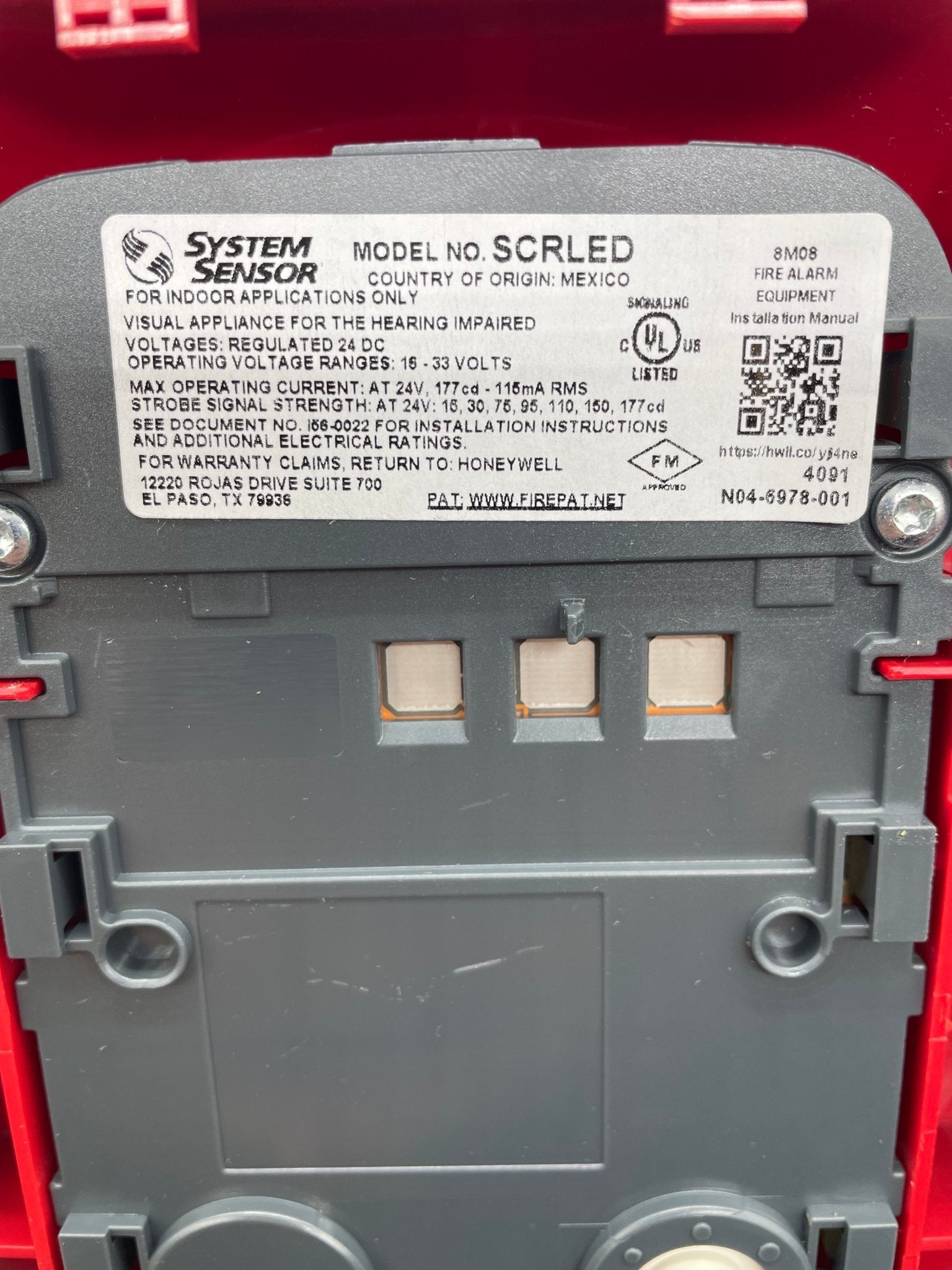 SCRLED (Replaces SCRL) - The Fire Alarm Supplier