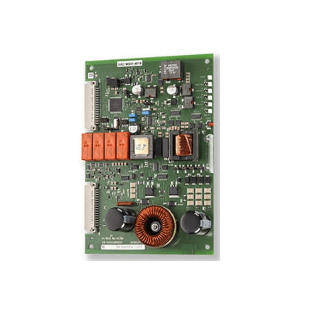 Siemens VCI2001-U1 voice amplifier card, S54400-A45-A1 model, showing electronic circuit with connectors and components.