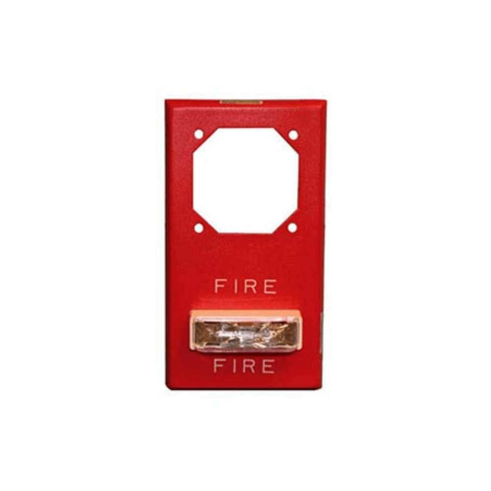 Siemens ST-MC-RETRO-R red strobe multi-candela plate, visible multi-LED warning light with retro design
