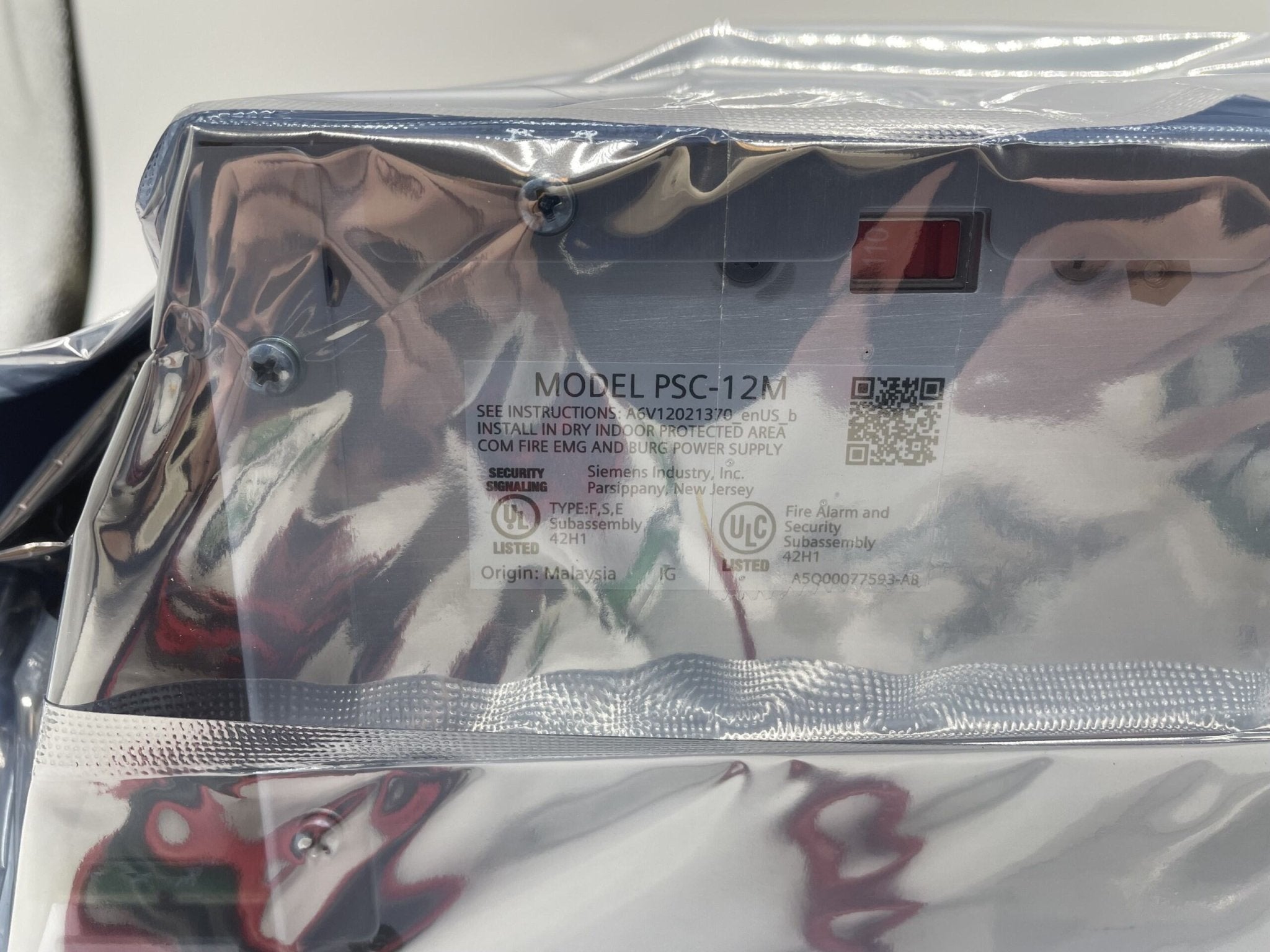 Siemens PSC - 12M (S54430 - C26 - A1) Main - Power Supply Charger - The Fire Alarm Supplier