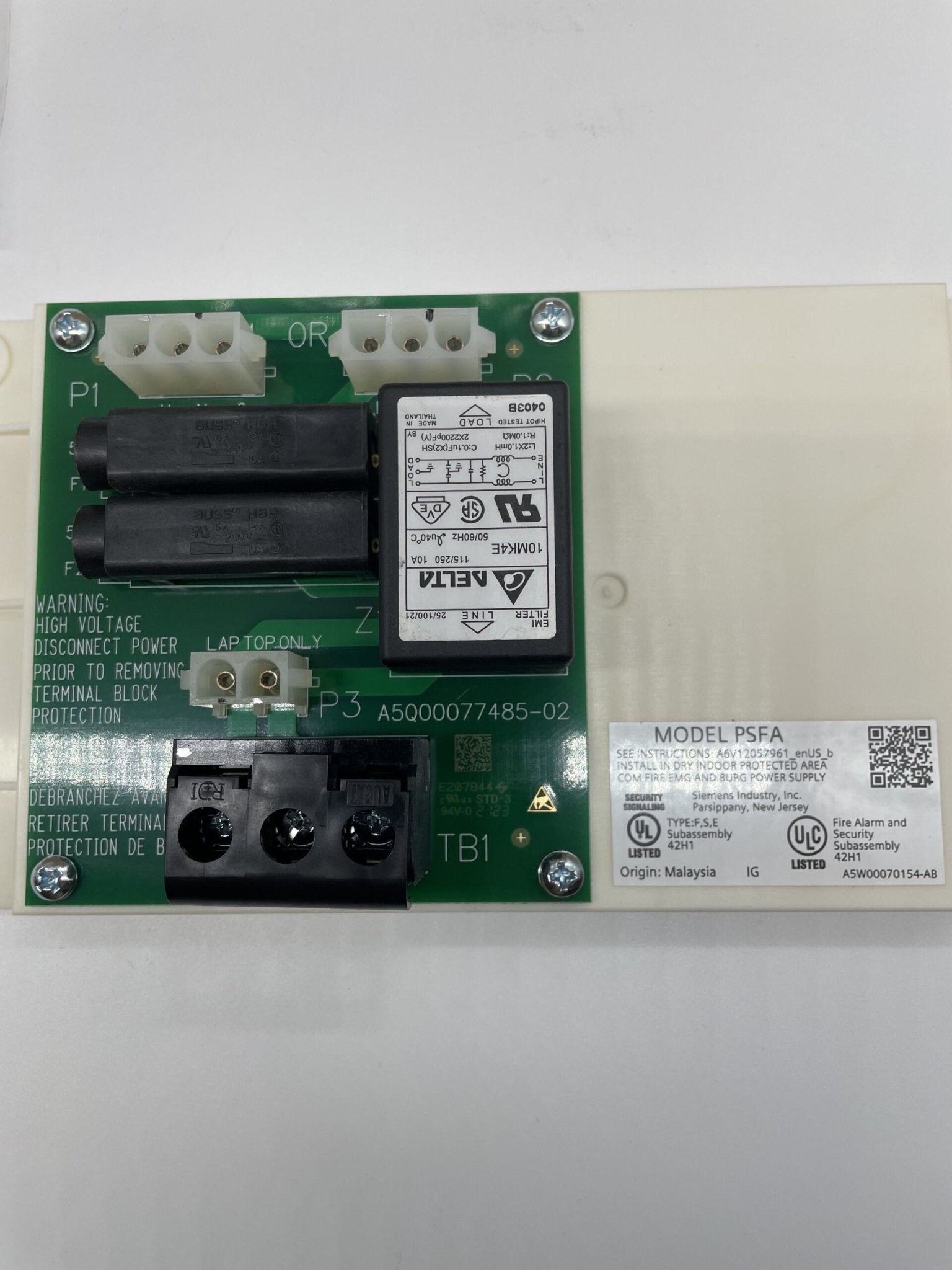 Siemens PSC - 12M (S54430 - C26 - A1) Main - Power Supply Charger - The Fire Alarm Supplier