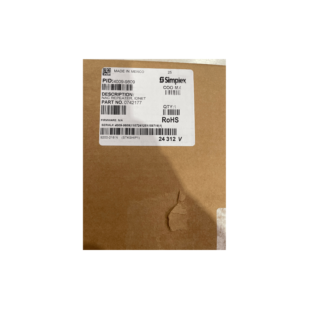Simplex 4009 - 9809 NAC Repeater, IDNET - The Fire Alarm Supplier