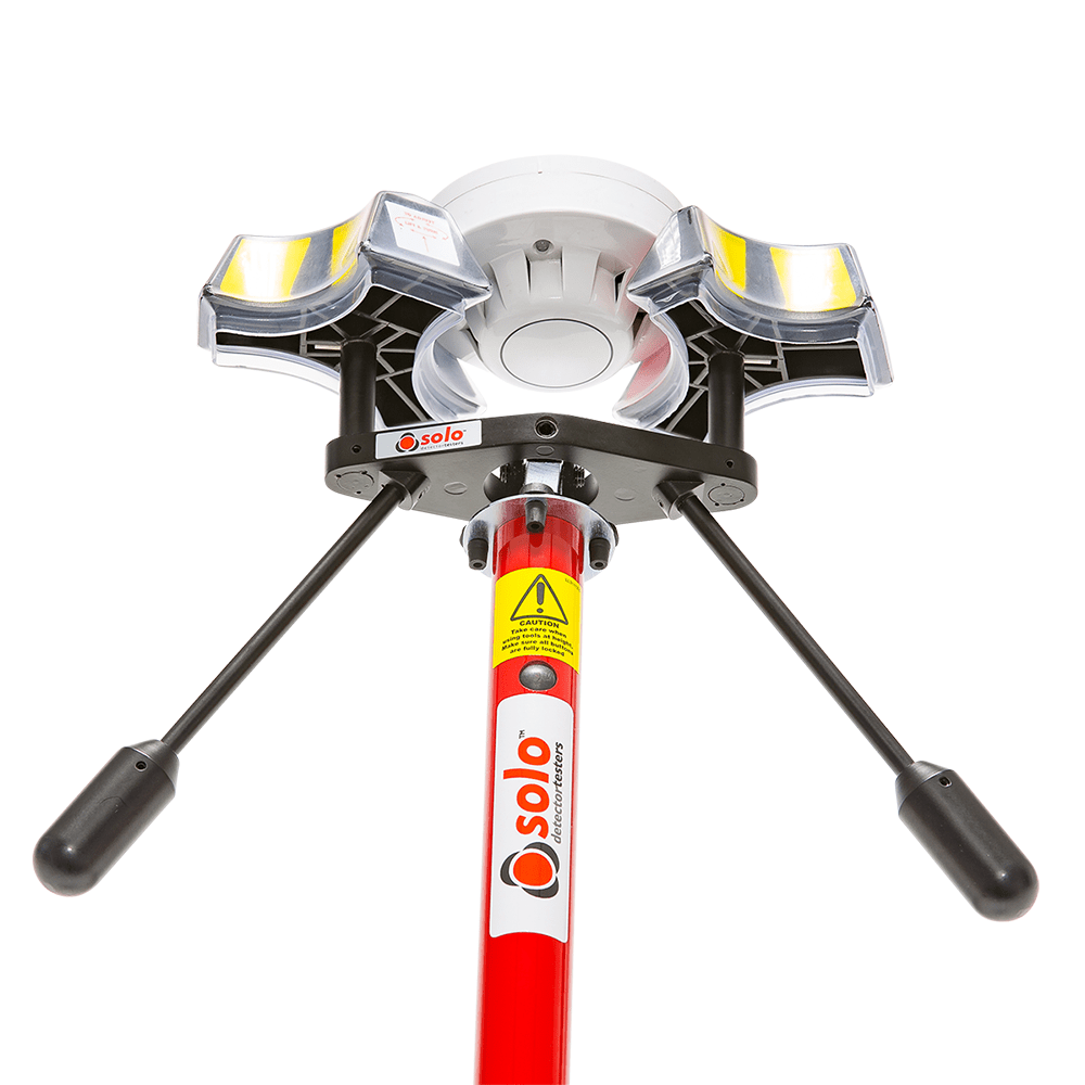 Solo 200 Universal Detector Removal Tool for fire alarms, designed for easy removal of detectors from ceilings or walls.