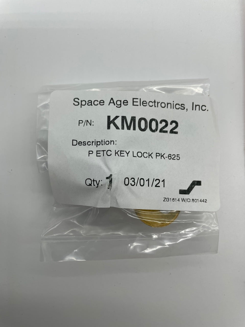 Space Age FC00542 fire alarm with break glass door, safety device for emergency alarm activation, mounted on wall.