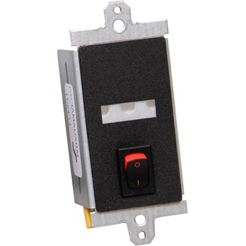 Space Age ICMAUXRM auxiliary switch rocker for fire alarms, shown in a close-up image highlighting the switch's design and contacts.