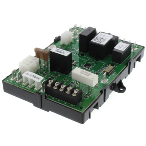 Resideo ST9120U1011/U universal electronic fan timer with adjustable heat control, used for fire alarm system applications.