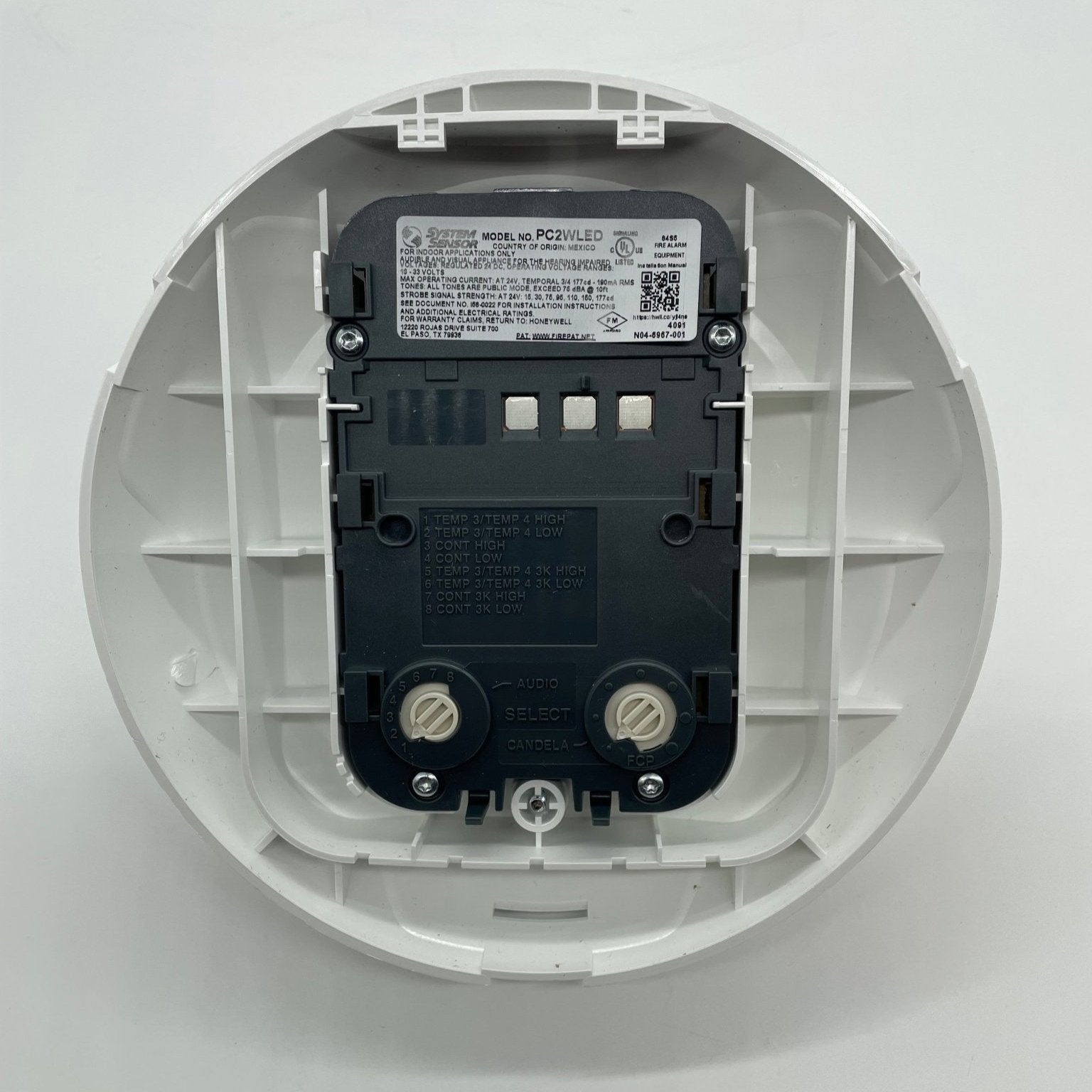 System Sensor PC2WLED Horn Strobe (Replaces PC2WL) - The Fire