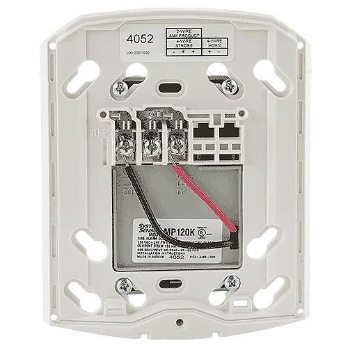 System Sensor MP120K 120 VAC adapter mounting plate for secure installation of sensor devices.