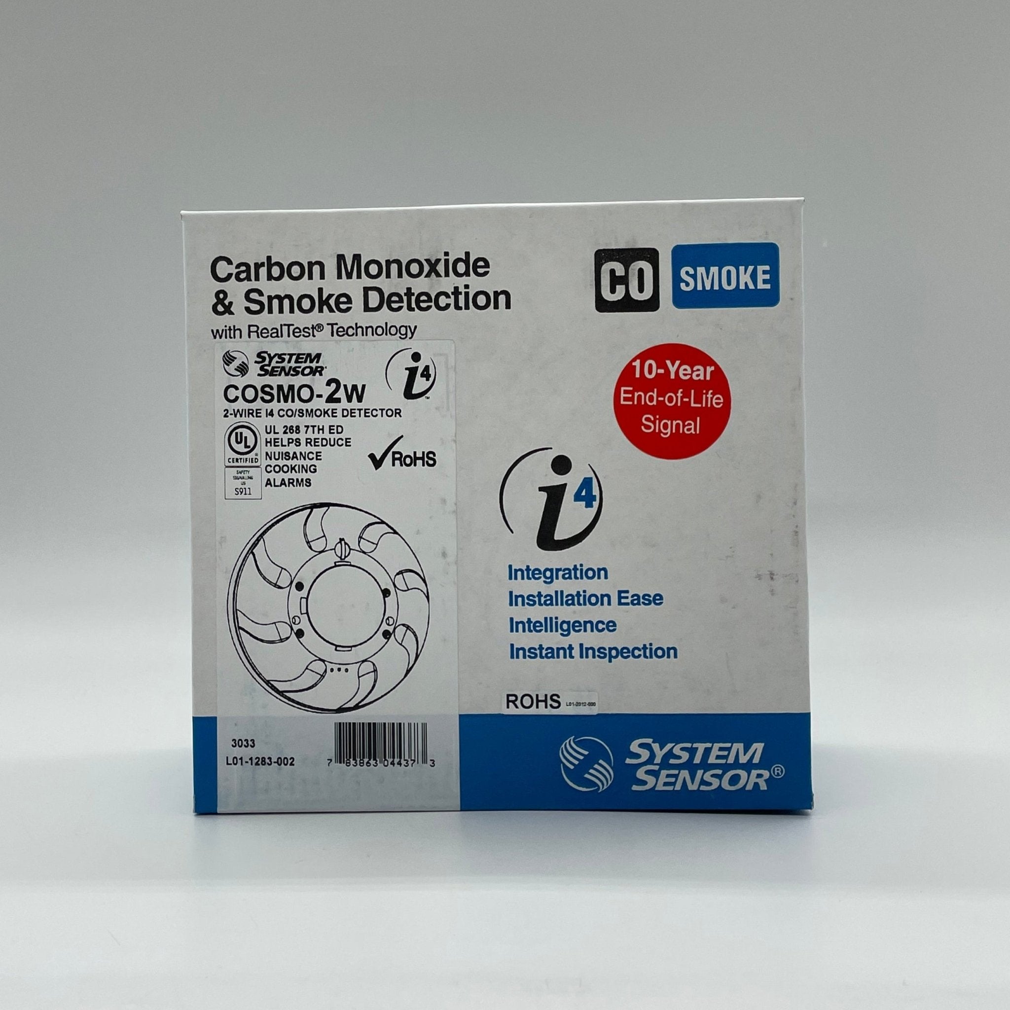 System Sensor COSMO-2W Smoke and Carbon Monoxide Detector - The