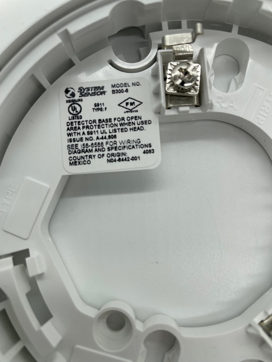System Sensor SS-PHOTO Photoelectric Smoke Detector - The Fire Alarm ...