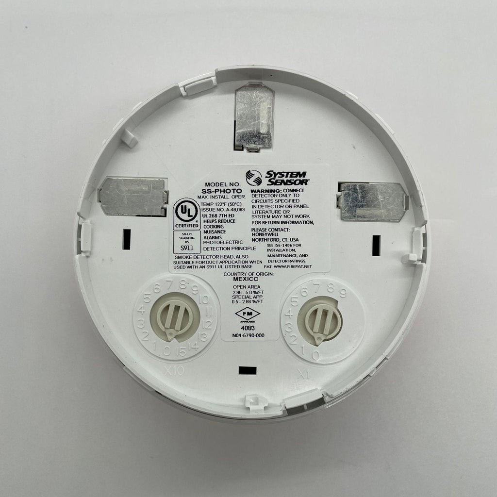 Ss Photo Sensor System Sensor SS-PHOTO Photoelectric Smoke Detector - The Fire Alarm ...