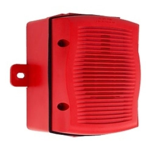 System Sensor SPRKL outdoor wall speaker, plain design, weather-resistant audio device for outdoor sound installation.