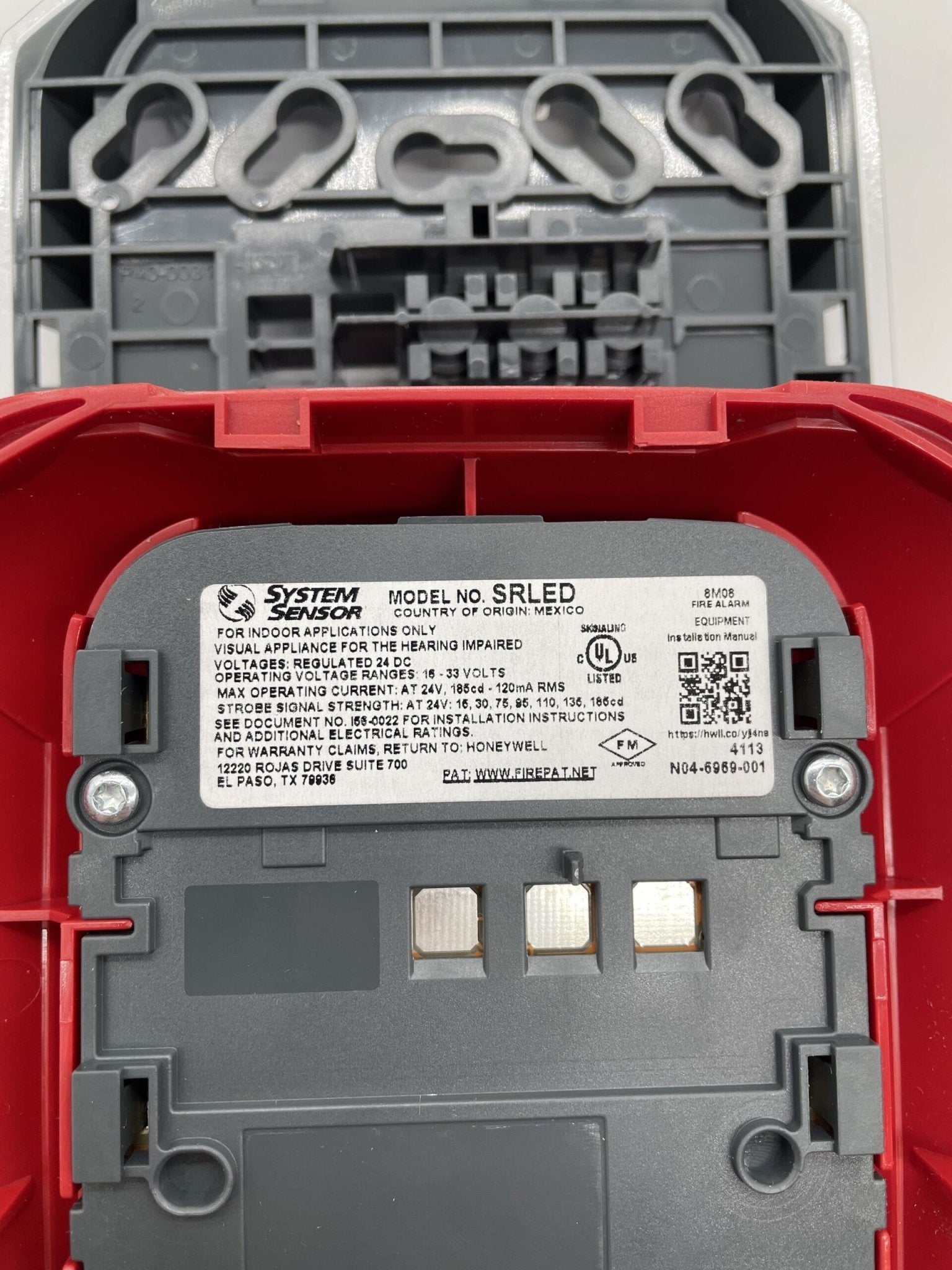 System Sensor SRLED - BP10 Strobe Red - Bulk Pack with 10 Units - The Fire Alarm Supplier