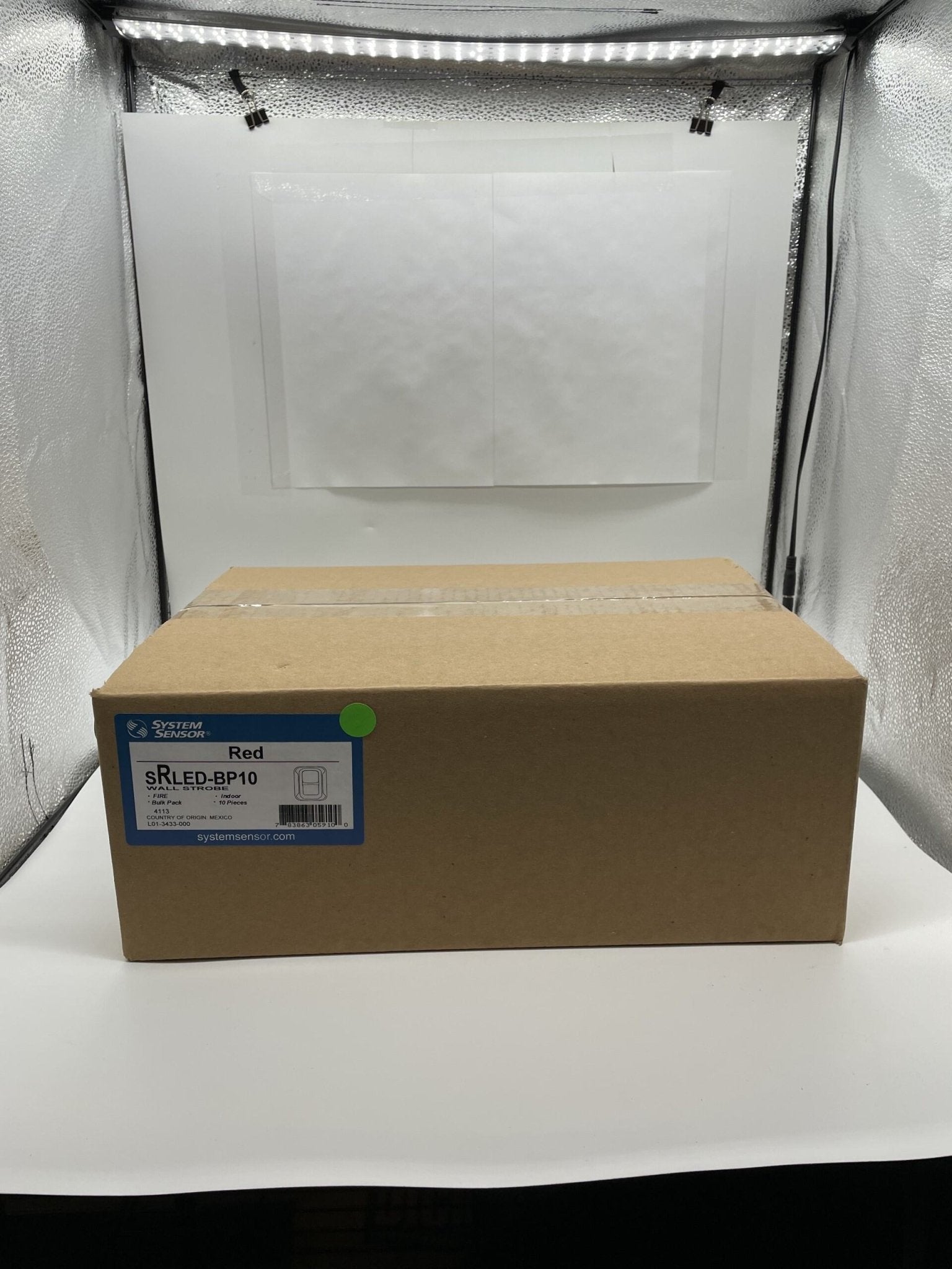 System Sensor SRLED - BP10 Strobe Red - Bulk Pack with 10 Units - The Fire Alarm Supplier