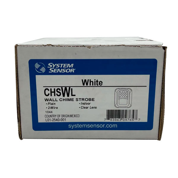 System Sensor CHSWL L-Series Selectable Output Chime Strobe - The Fire Alarm Supplier