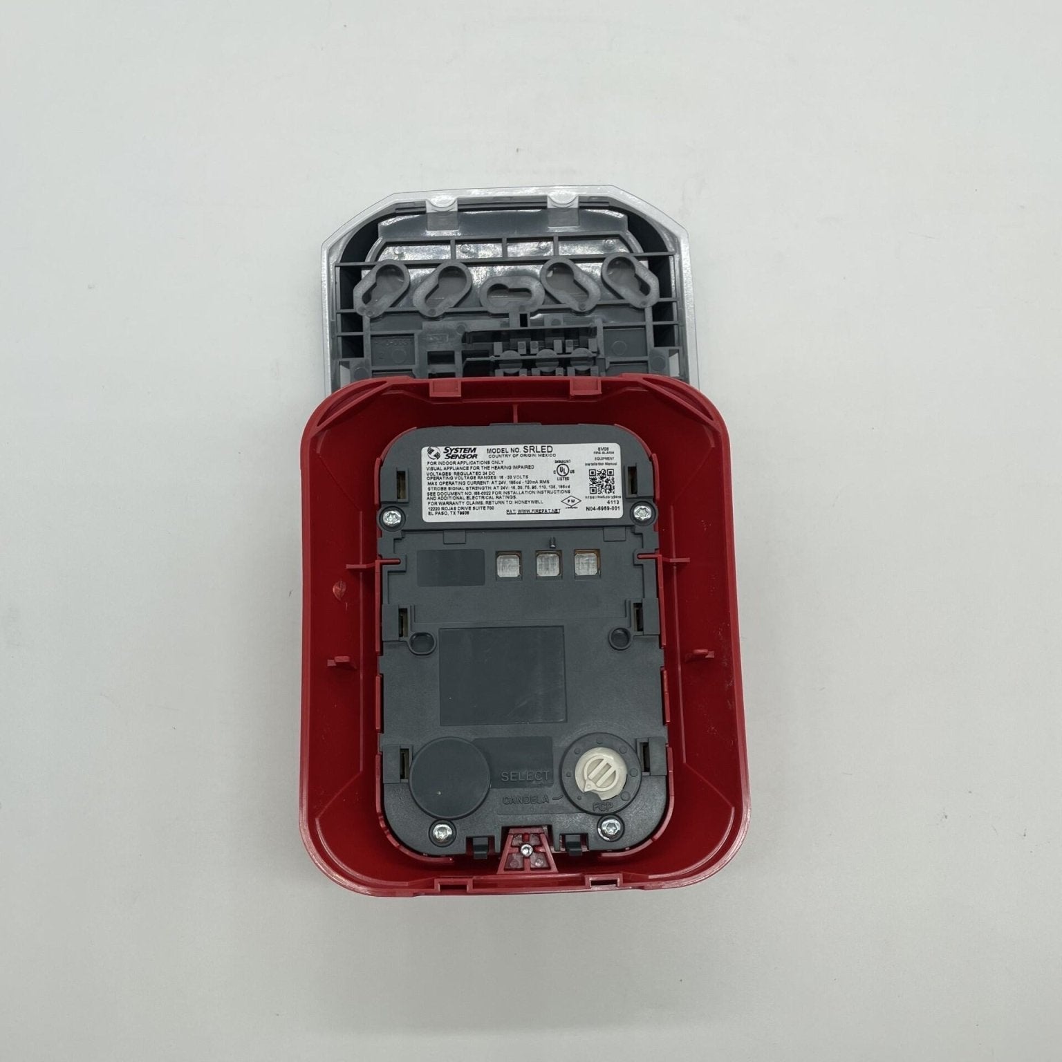 System Sensor SRLED - BP10 Strobe Red - Bulk Pack with 10 Units - The Fire Alarm Supplier