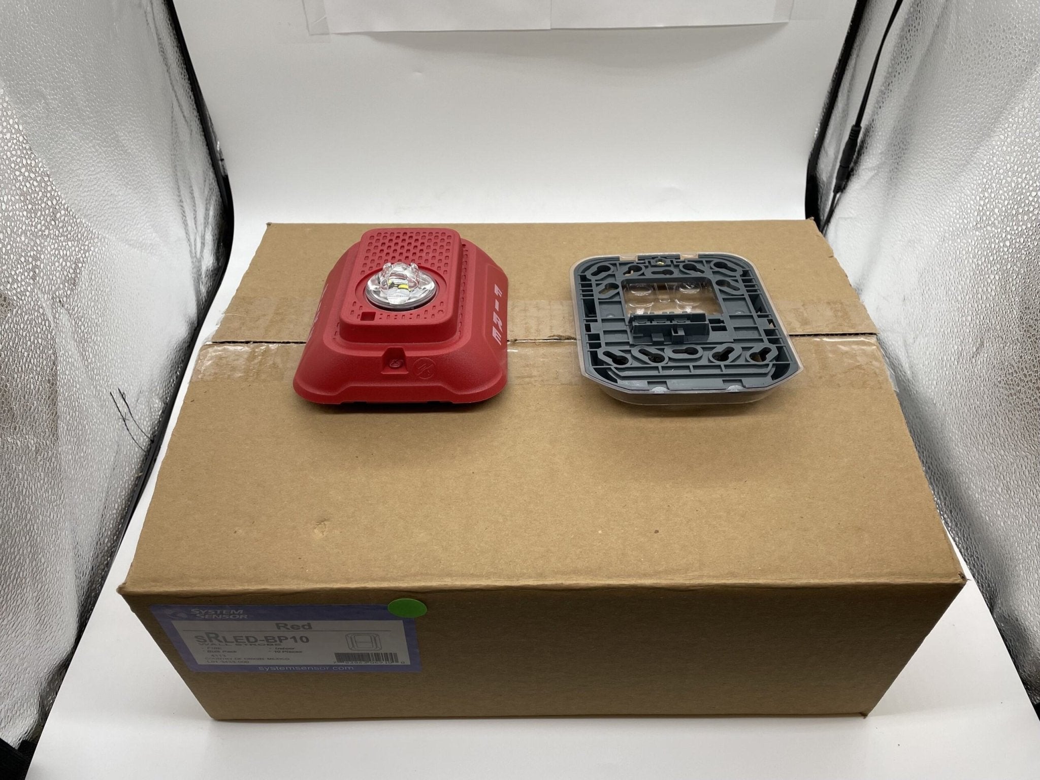 System Sensor SRLED - BP10 Strobe Red - Bulk Pack with 10 Units - The Fire Alarm Supplier